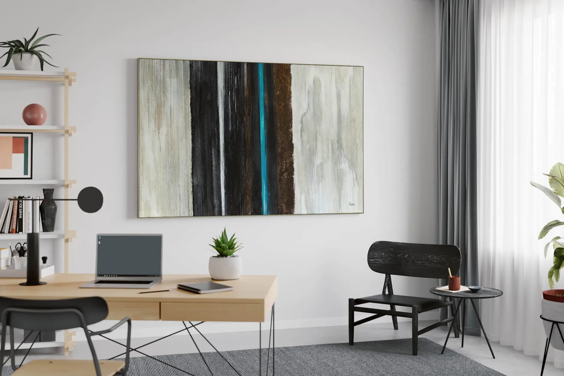 Öl Gemälde 'Transcendent Lustre' | Handgemaltes Unikat