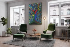 Öl Gemälde 'Tree of Joy' | Handgemaltes Unikat