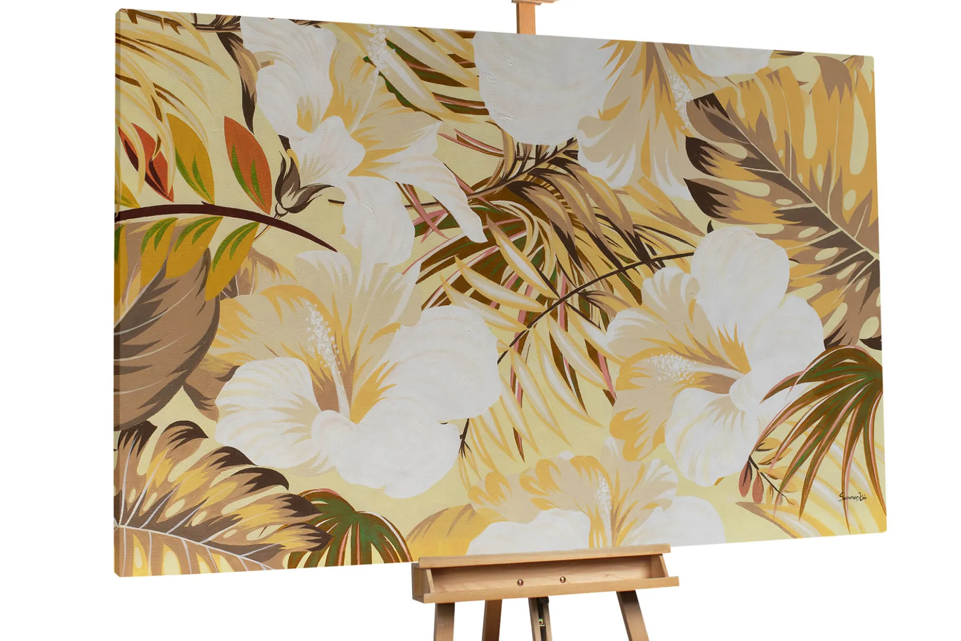 Öl Gemälde 'Tropical Grace' | Handgemaltes Unikat