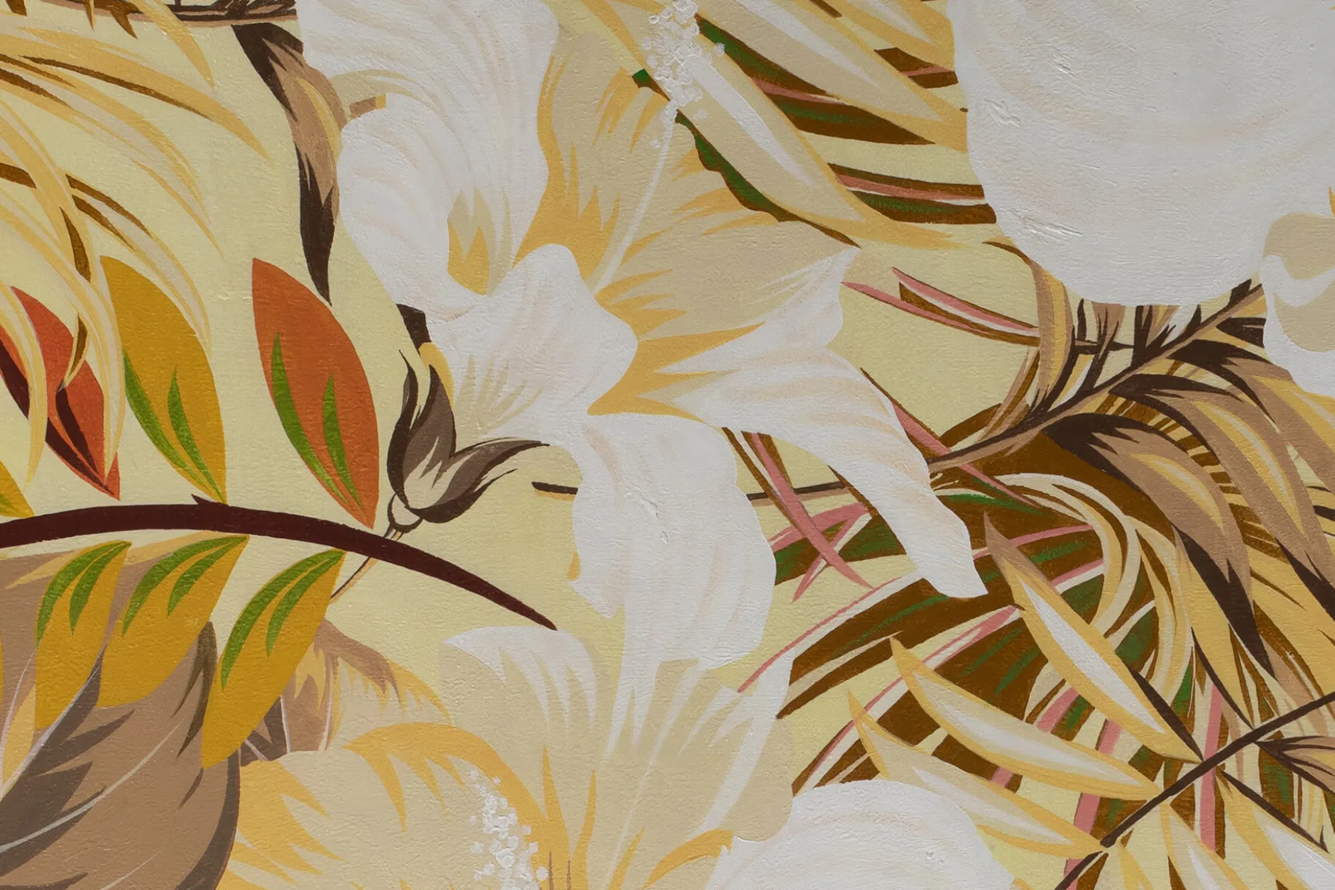 Öl Gemälde 'Tropical Grace' | Handgemaltes Unikat