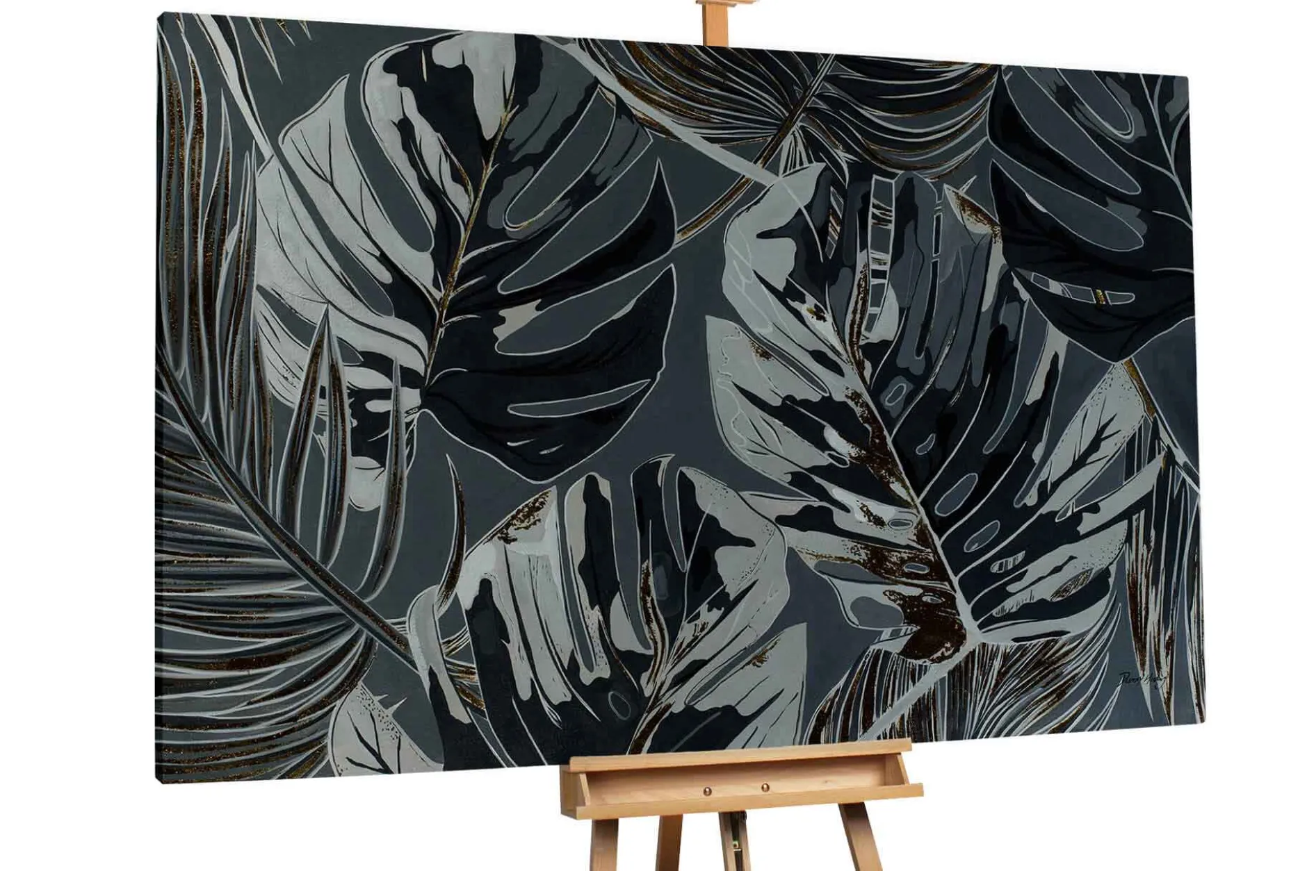 Öl Gemälde 'Tropical Shades' | Handgemaltes Unikat