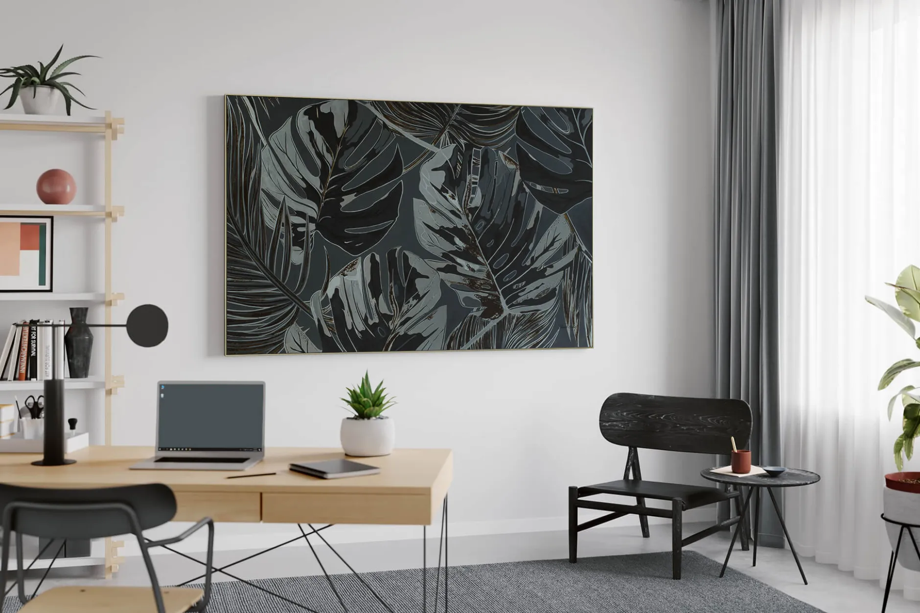 Öl Gemälde 'Tropical Shades' | Handgemaltes Unikat