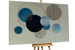 Öl Gemälde 'Universe of Circles' | Handgemaltes Unikat