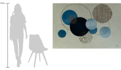 Öl Gemälde 'Universe of Circles' | Handgemaltes Unikat