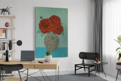 Öl Gemälde 'Vivid Blossoms' | Handgemaltes Unikat
