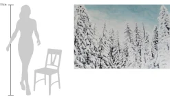 Öl Gemälde 'Vom Winter geküsst' | Handgemaltes Unikat