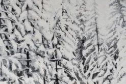 Öl Gemälde 'Vom Winter geküsst' | Handgemaltes Unikat