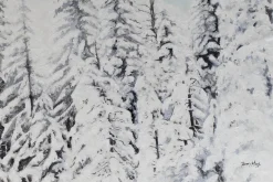 Öl Gemälde 'Vom Winter geküsst' | Handgemaltes Unikat