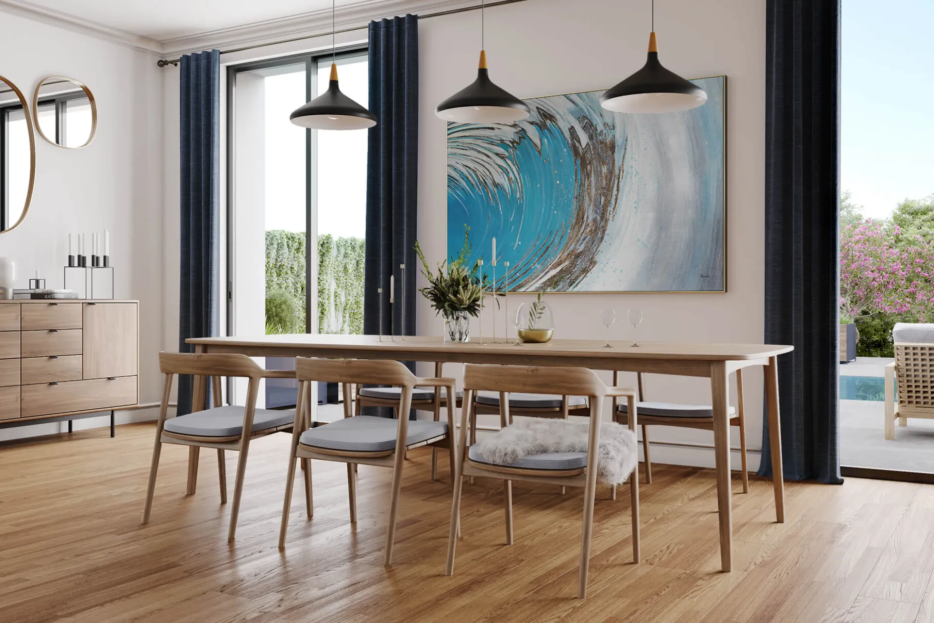 Öl Gemälde 'Wave Crest' | Handgemaltes Unikat
