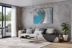 Öl Gemälde 'Wave Crest' | Handgemaltes Unikat