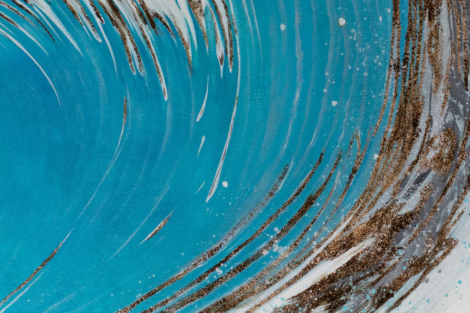Öl Gemälde 'Wave Crest' | Handgemaltes Unikat