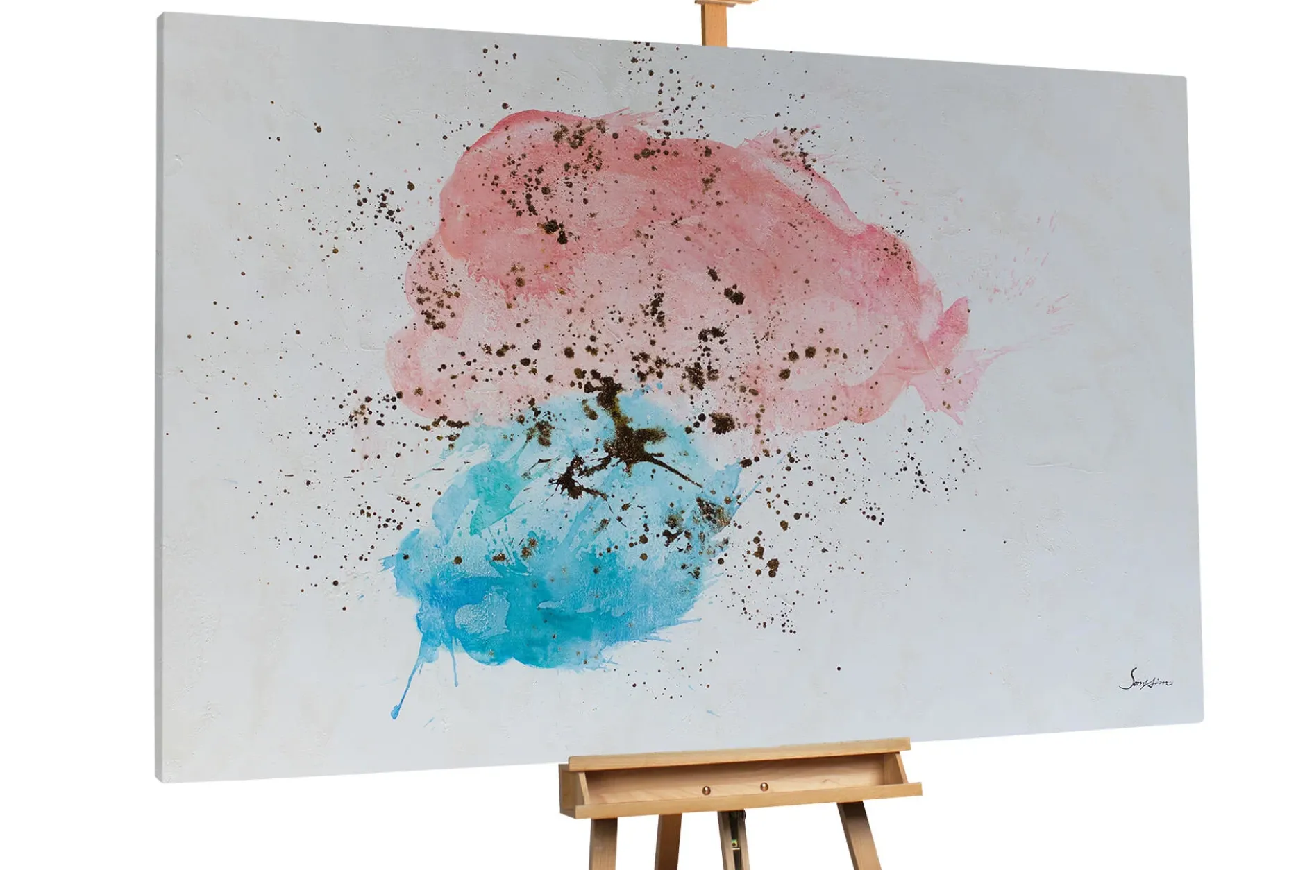 Öl Gemälde 'Wolken der Imagination' | Handgemaltes Unikat