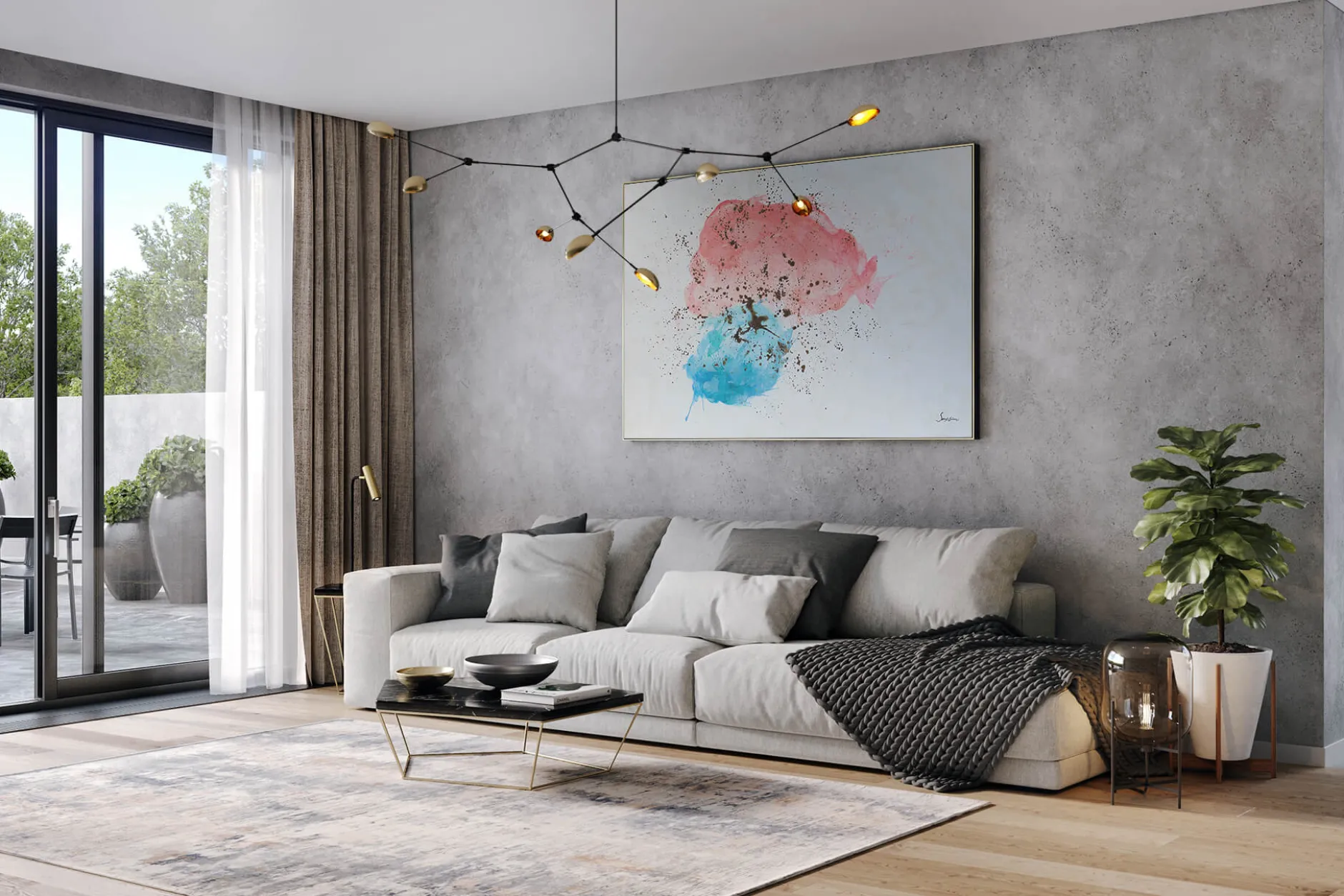 Öl Gemälde 'Wolken der Imagination' | Handgemaltes Unikat