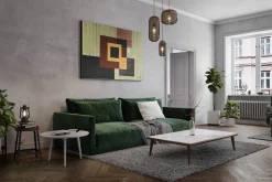 Öl Gemälde 'Wooden Cubism' | Handgemaltes Unikat