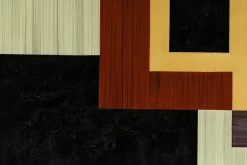 Öl Gemälde 'Wooden Cubism' | Handgemaltes Unikat