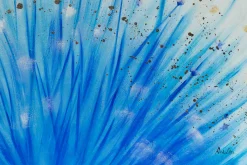 Öl Gemälde 'Zoom of Dandelion' | Handgemaltes Unikat