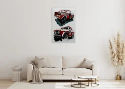 Metallbild 3D 'American Dream' 60x90x5cm
