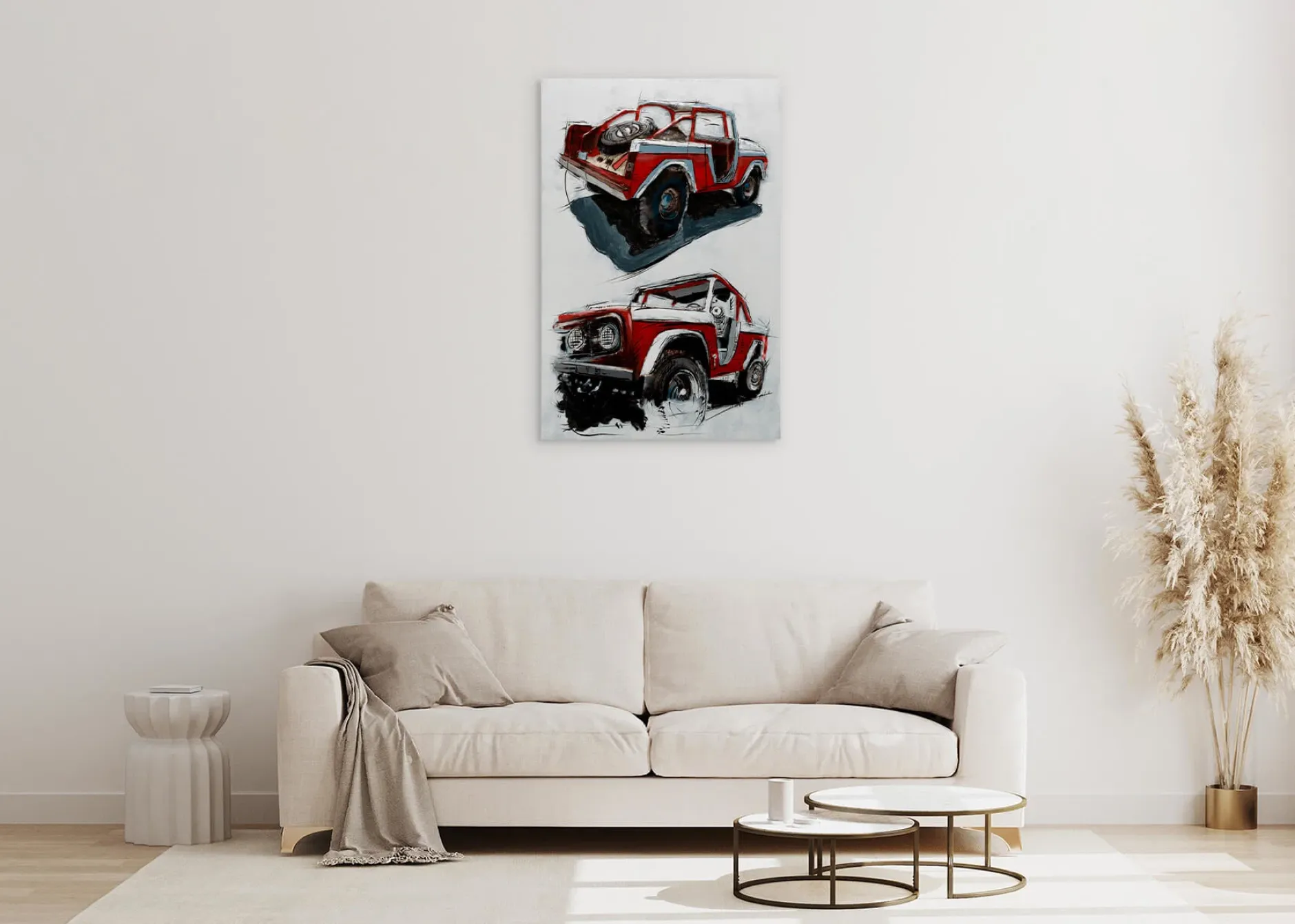 Metallbild 3D 'American Dream' 60x90x5cm