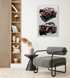 Metallbild 3D 'American Dream' 60x90x5cm