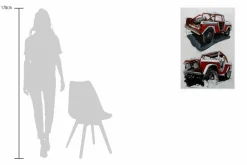 Metallbild 3D 'American Dream' 60x90x5cm