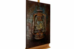Metallbild 3D 'Back to the Old Days' 60x90x5cm