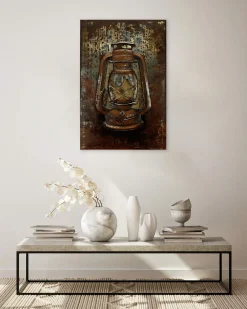 Metallbild 3D 'Back to the Old Days' 60x90x5cm