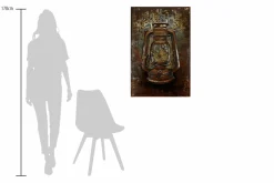 Metallbild 3D 'Back to the Old Days' 60x90x5cm