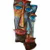 Metallbild 3D 'Bunte Zweisamkeit' 100x61x5cm