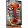 Metallbild 3D 'Colourful Joy' 60x90x6cm