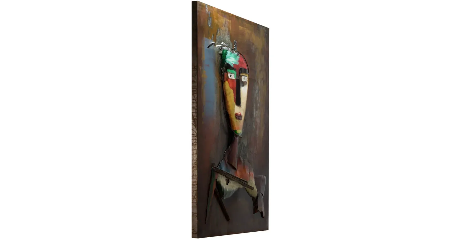 Metallbild 3D 'Court Jester' 75x100x5,5cm