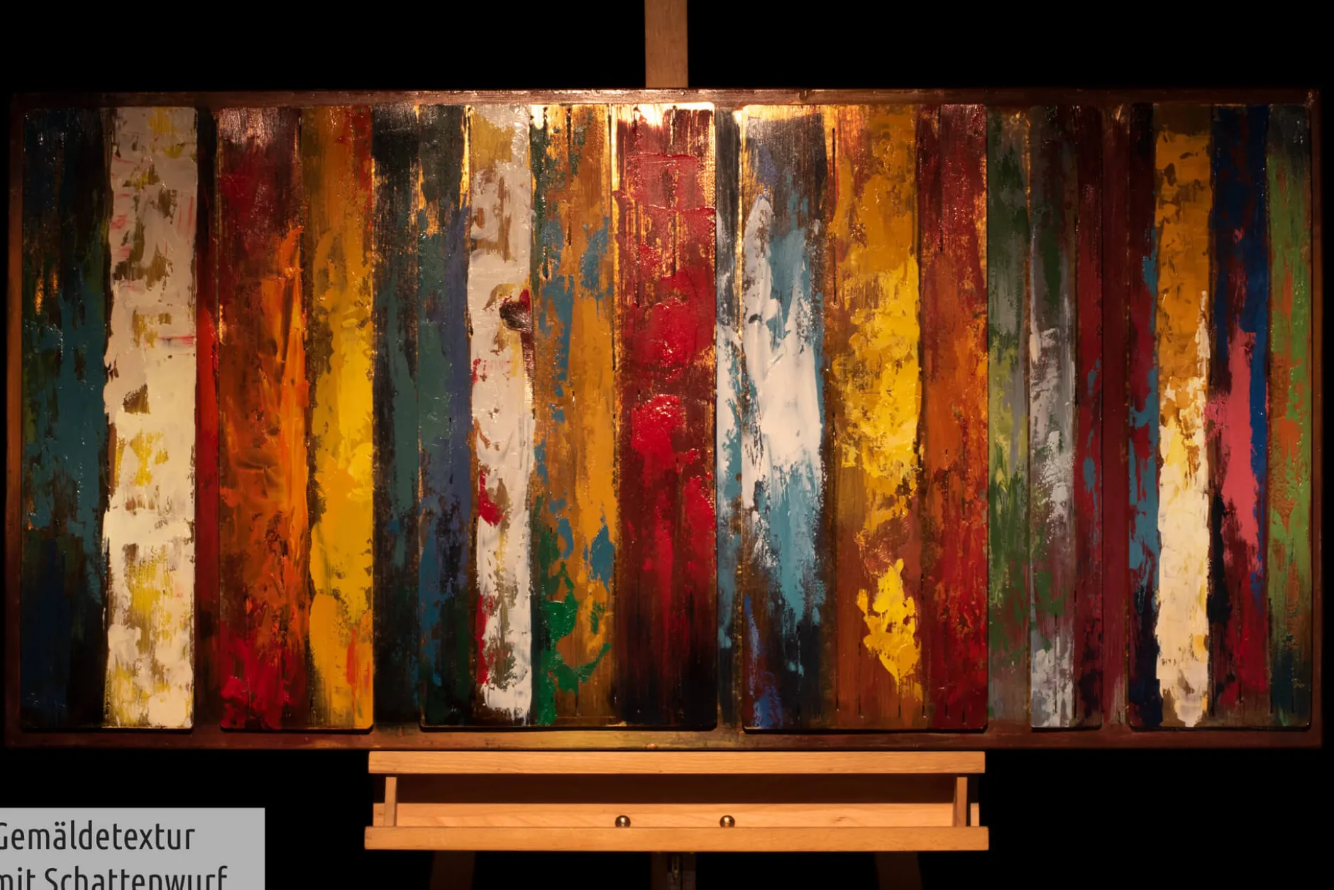 Metallbild 3D 'Dritte Dimension' 120x60x4cm