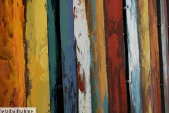 Metallbild 3D 'Dritte Dimension' 120x60x4cm