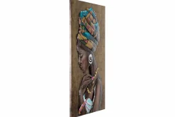 Metallbild 3D 'Exotische Anmut' 60x90x5,5cm