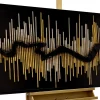 Metallbild 3D 'Follow your Way' 120x60x3cm