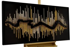 Metallbild 3D 'Follow your Way' 120x60x3cm