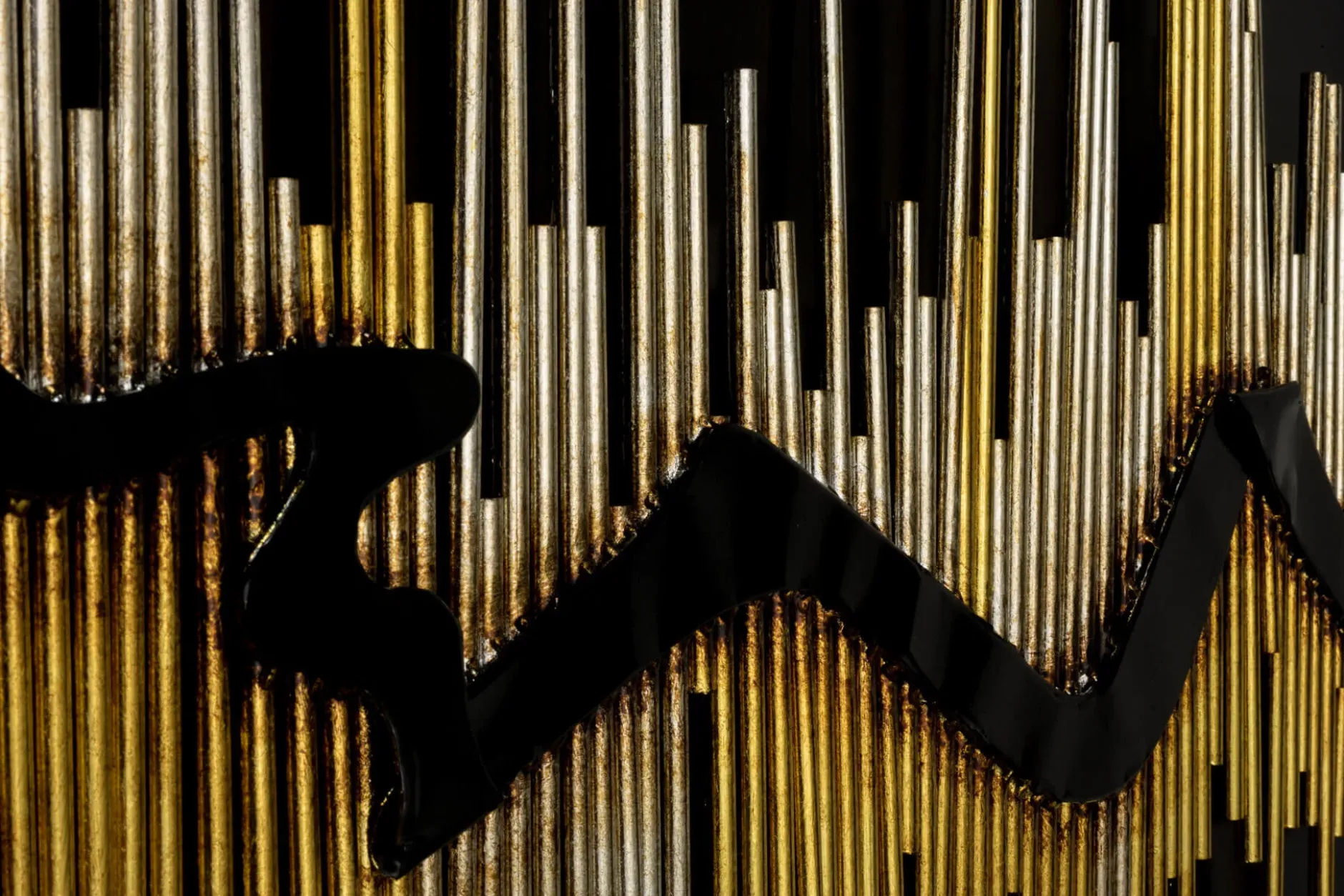 Metallbild 3D 'Follow your Way' 120x60x3cm