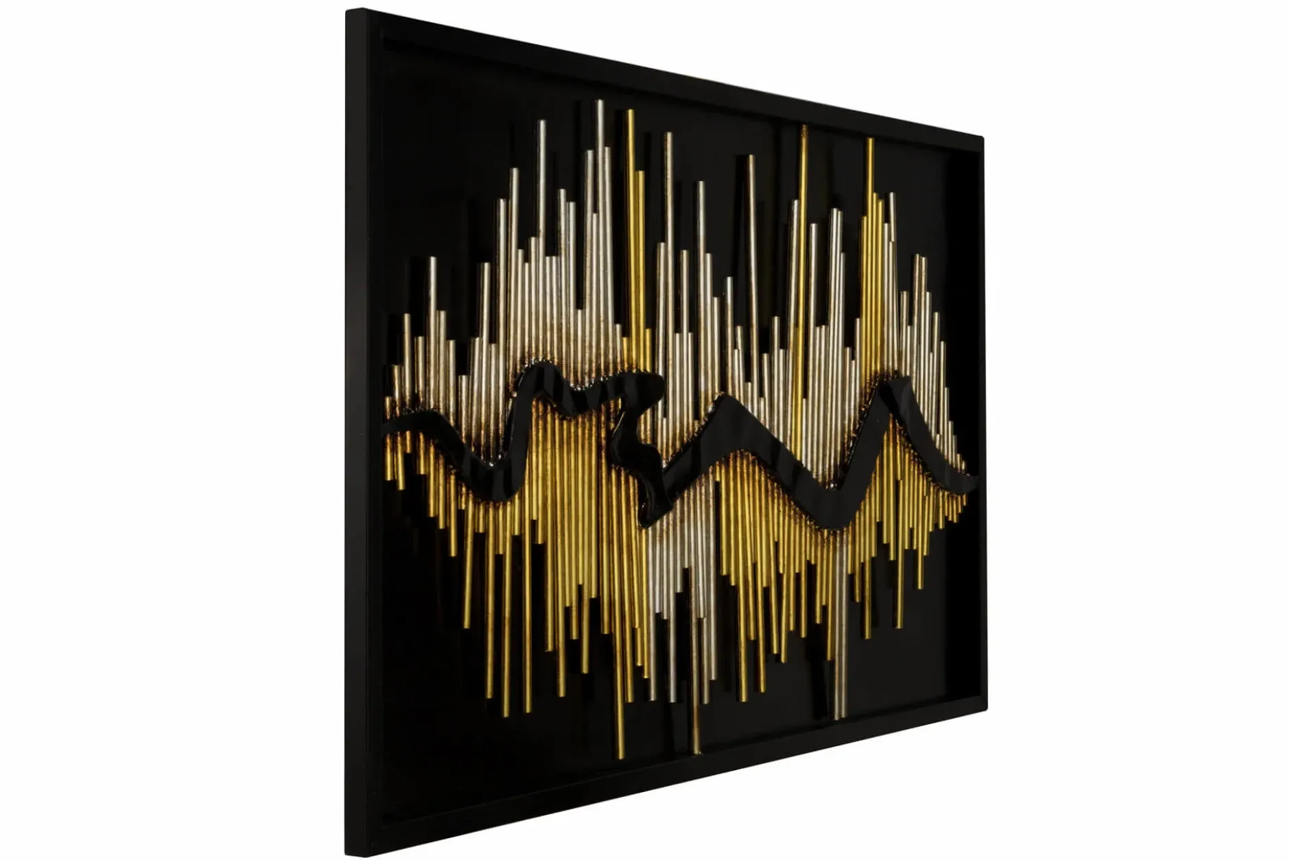 Metallbild 3D 'Follow your Way' 120x60x3cm