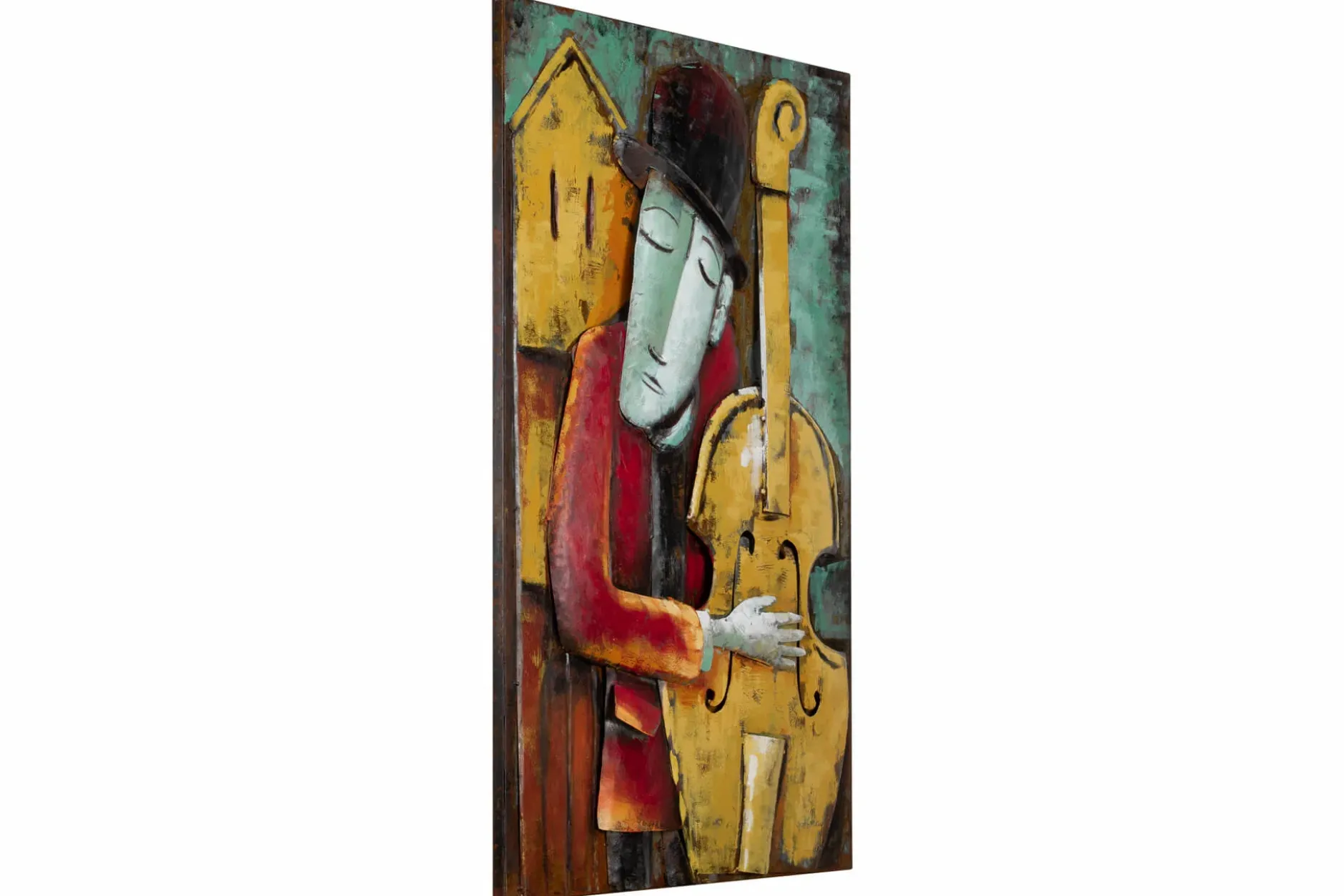 Metallbild 3D 'Mellow Jazz' 60x90x5,5cm