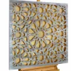 Metallbild 3D 'Mesmerizing Metal' 80x80x2,5cm