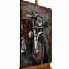Metallbild 3D 'Motorcycle Power' 60x90x5cm