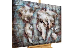 Metallbild 3D 'Mundo magnífico' 100x70x5cm