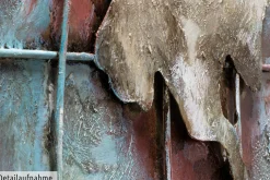 Metallbild 3D 'Mundo magnífico' 100x70x5cm