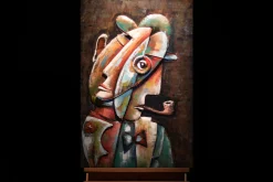 Metallbild 3D 'Nacht der Zwanziger' 60x90x5,5cm