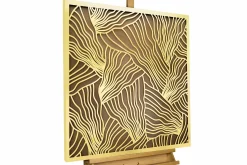 Metallbild 3D 'Nature's Praise' 80x80x2,5cm