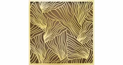 Metallbild 3D 'Nature's Praise' 80x80x2,5cm