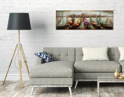 Metallbild 3D 'Nähe der Ferne' 120x40x6cm
