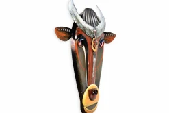 Metallbild 3D 'Power of the Ox' 79x77x9cm
