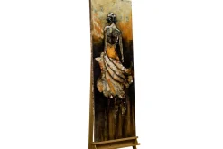 Metallbild 3D 'Queen of Honor' 44x144x5cm