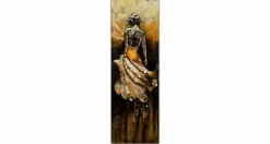 Metallbild 3D 'Queen of Honor' 44x144x5cm