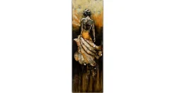 Metallbild 3D 'Queen of Honor' 44x144x5cm